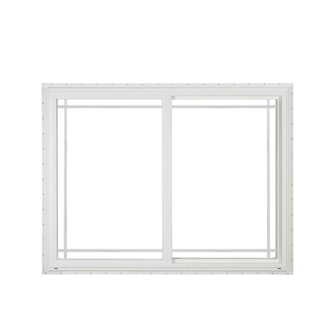 48x48 White Color Vinyl PVC uPVC Sliding  window