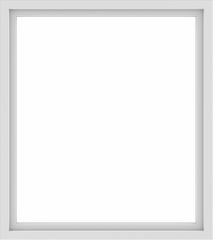 WDMA 48x54 (47.5 x 53.5 inch) Vinyl uPVC White Picture Window without Grids-1