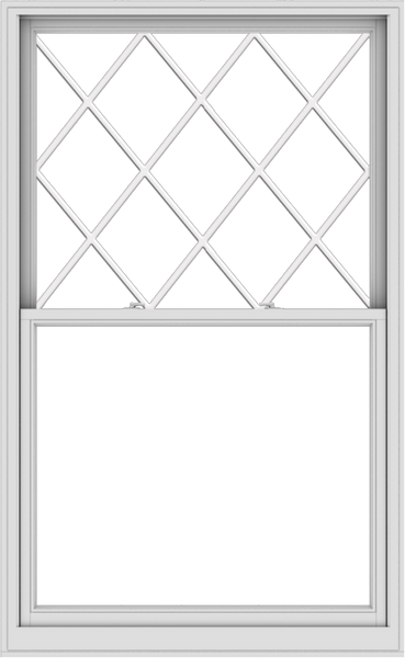 WDMA 48x78 (47.5 x 77.5 inch)  Aluminum Single Double Hung Window with Diamond Grids
