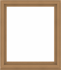 WDMA 52x60 (51.5 x 59.5 inch) Composite Wood Aluminum-Clad Picture Window without Grids-1