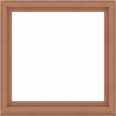 WDMA 56x56 (55.5 x 55.5 inch) Composite Wood Aluminum-Clad Picture Window without Grids-4