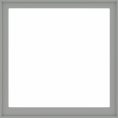 WDMA 56x56 (55.5 x 55.5 inch) Composite Wood Aluminum-Clad Picture Window without Grids-5