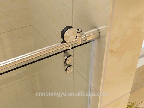 6-10mm 12mm High quality shower room door price/ tempered sliding glass shower door on China WDMA