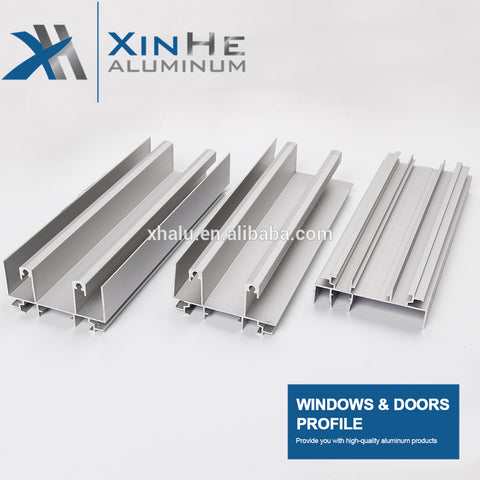6063 aluminum sliding window and door profiles aluminium sliding window channel track for Gabon Cameroon market on China WDMA