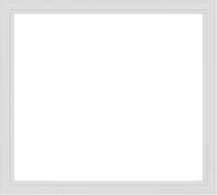 WDMA 60x54 (59.5 x 53.5 inch) Vinyl uPVC White Picture Window without Grids-2