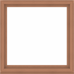 WDMA 60x60 (59.5 x 59.5 inch) Composite Wood Aluminum-Clad Picture Window without Grids-4