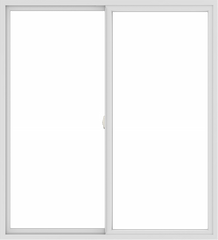 WDMA 60x66 (59.5 x 65.5 inch) Vinyl uPVC White Slide Window without Grids Interior