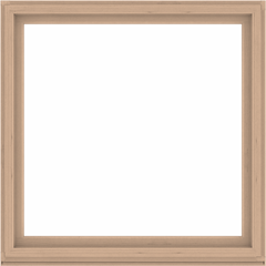 WDMA 64x64 (63.5 x 63.5 inch) Composite Wood Aluminum-Clad Picture Window without Grids-2