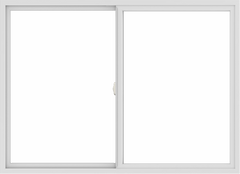 WDMA 66x48 (65.5 x 47.5 inch) Vinyl uPVC White Slide Window without Grids Interior