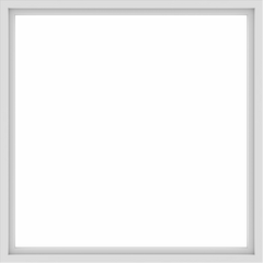 WDMA 66x66 (65.5 x 65.5 inch) Vinyl uPVC White Picture Window without Grids-1