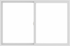 WDMA 72x48 (71.5 x 47.5 inch) Vinyl uPVC White Slide Window without Grids Interior