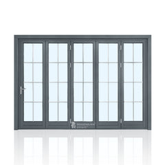 75# China Factory Australian standards insulated folding door/retractable folding aluminium doors prices/bi fold door on China WDMA