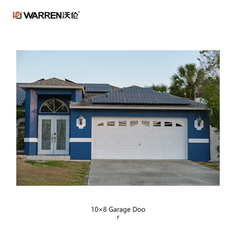 Warren 10x8 Glass Garage Door With Windows for Home