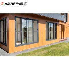 Warren Bronze Aluminum Sliding Windows Narrow Floor To Ceiling Windows Frameless Sliding Glass Windows