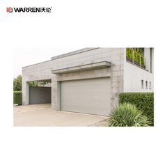 Warren 9x17 Insulated Clear Garage Door With Roll Up Doors