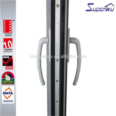AAMA standard glass aluminum lift sliding door as security door on China WDMA