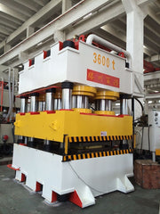 ACCURL Eight column Three Beam 1200 tons security door embossing hydraulic press on China WDMA