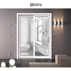 AS2047 Australia Standard D136B white color mount ultimate security metal framed double retractable screen door on China WDMA