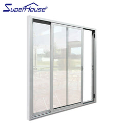 AS2047&CSA aluminum frame double glazed slim frame 3 panel sliding glass door on China WDMA