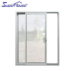 AS2047&CSA aluminum frame double glazed slim frame 3 panel sliding glass door on China WDMA