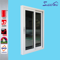 AS2047 and AS2208 colored glass sliding window and door with stainless steel mesh on China WDMA
