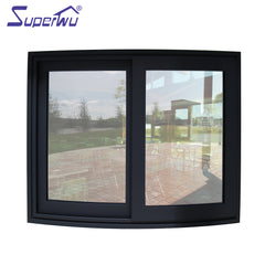 AS2047 and AS2208 double glazed arched sliding aluminum windows on China WDMA