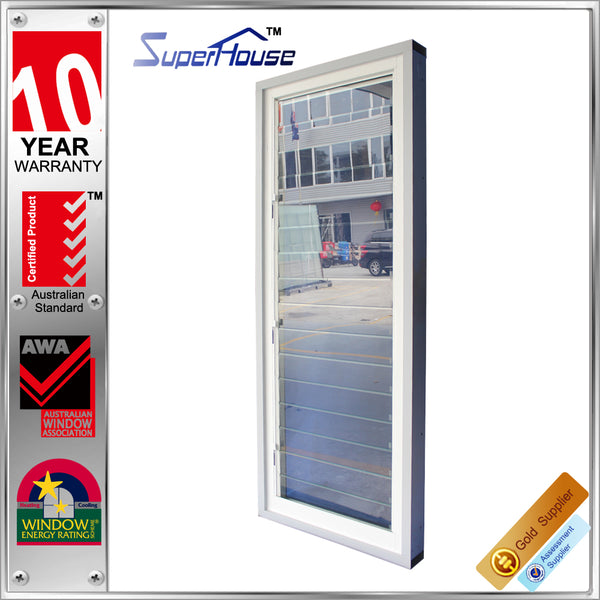 AS2047 balcony windows aluminum prices/single glass and aluminum frame glass louver window on China WDMA