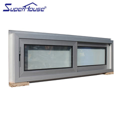 AU NZ certified local design toughened double glass sliding window with flynet for house on China WDMA