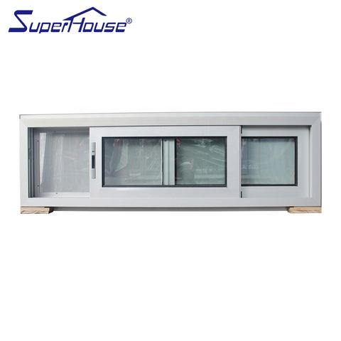 AU NZ certified local design toughened double glass sliding window with flynet for house on China WDMA
