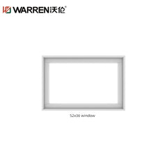 Warren 54x48 Window White Flush Casement Windows Triple Pane Casement Windows