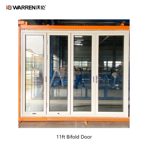 Warren 11ft Bifold Door Folding Patio Doors With Glass In Stock