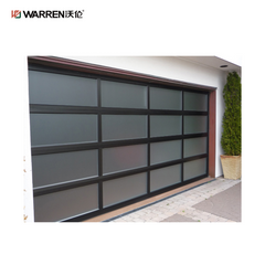 Warren 5x8 Modern Frosted Glass Garage Door With Windows