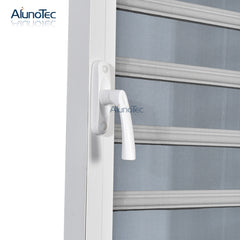 Adjustable Aluminum Glass Louvered windows With Removable Screen on China WDMA