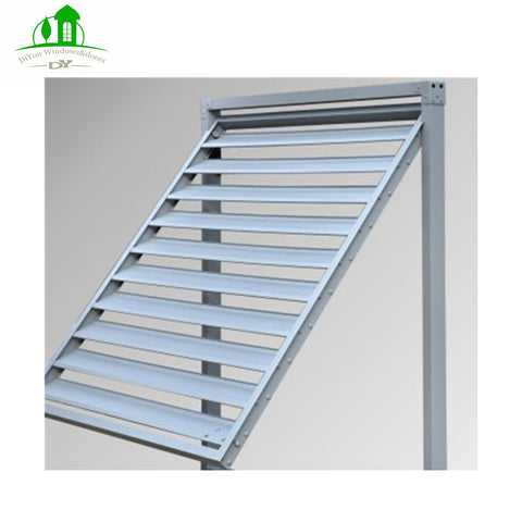 Adjustable Aluminum Top Hung Awing Sliding Louver Window For Modern House on China WDMA