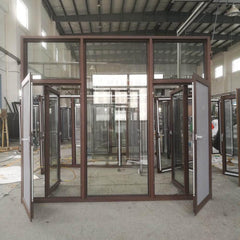 Alibaba China supplier ROOMEYE aluminum type glass door with sash window on China WDMA