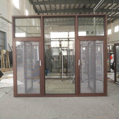 Alibaba China supplier ROOMEYE aluminum type glass door with sash window on China WDMA