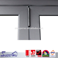 Alibaba China supplier waterproof exterior glass vinyl folding door on China WDMA