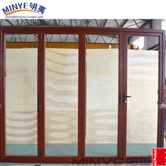 Alibaba china manufacture french double seal-ing aluminium folding patio door on China WDMA