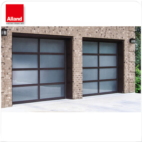 Alland aluminum garage door frame grey garage doors design glass garage doors cost on China WDMA