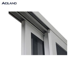 Alloy frame balcony sliding glass door with lock aluminium sliding door Australia standard on China WDMA