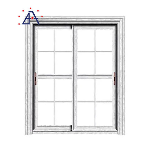 Aluminium/Aluminum Alloy Exterior and Interior Metal Tempered Glass Lift Sliding Entrance Door on China WDMA