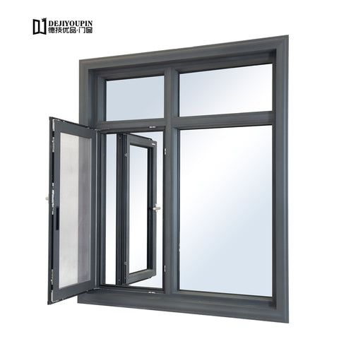 Aluminium Profile Types of House Windows DJYP W126 Professional Install Replacement Casement Windows on China WDMA
