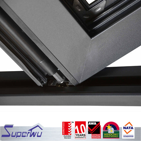 Aluminium alloy AU & NZ standard impact resistant reflective glass cheap price bifold windows on China WDMA