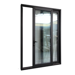 Aluminium double glazed sliding doors with LOW-E glass on China WDMA