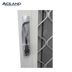 Aluminium glaze panel sliding glass door with mesh external doors with screen on China WDMA