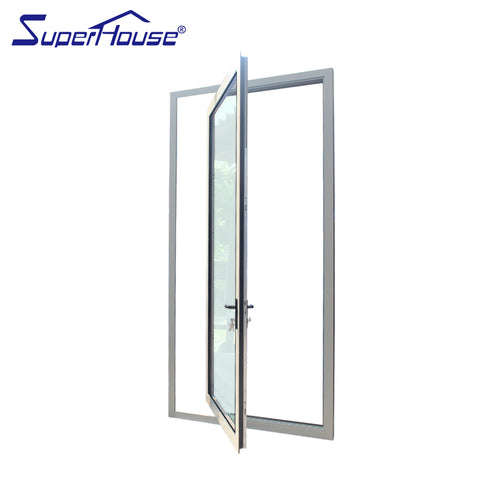 Aluminium pivot doors double glazed door on China WDMA