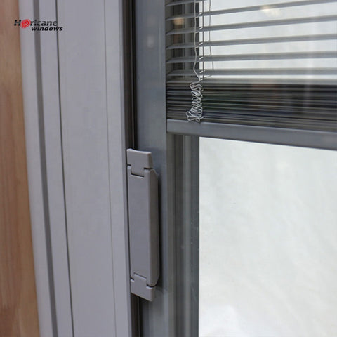 Aluminium sliding glass windows with blinds bulit- in on China WDMA