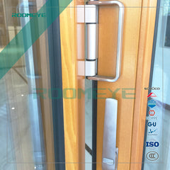 Aluminium wood composite glass door, swing door, folding sliding door on China WDMA