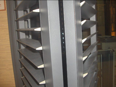 Aluminium z type aluminium louvers doors windows comply with Australian standards on China WDMA