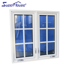 Aluminum Alloy Frame Material and Swing Open Style thermal break casement window on China WDMA
